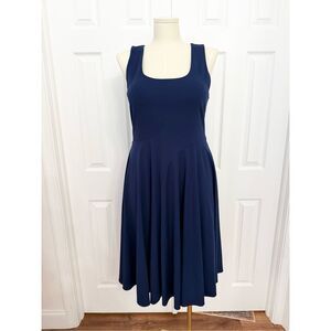 NWT Trina Turk Womens Ink Satisfaction Dress Dress Large